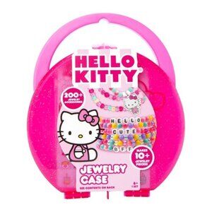 Hello Kitty Jewelry Making Kit + Pink Sparkle Case